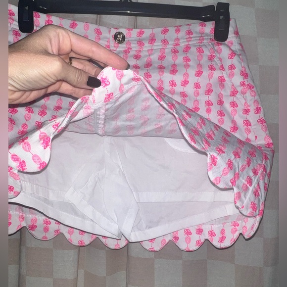 Lilly Pulitzer Colette Skort Pink Topaz Pineapple - Picture 5 of 12